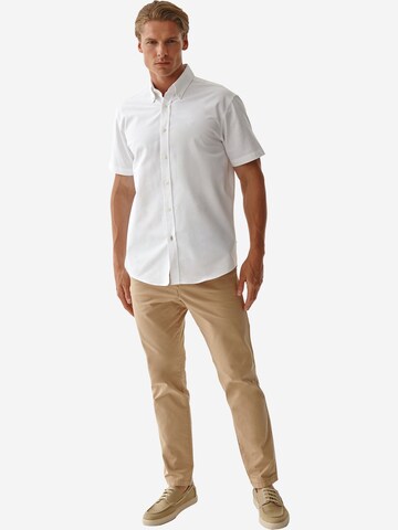 TATUUM Regular Fit Skjorte 'DORT CLASSIC' i hvid