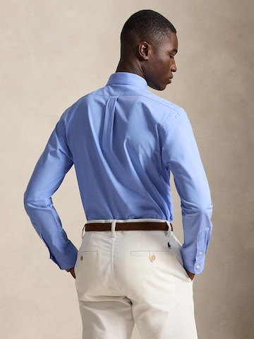 Polo Ralph Lauren Slim fit Srajca | modra barva