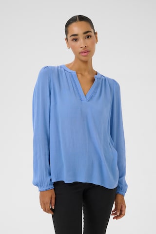 Kaffe Bluse 'KANo' in Blau: Vorderseite