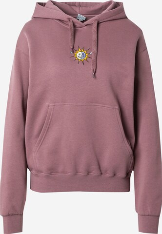 Iriedaily Sweatshirt 'Ying Sun' in Purple: front