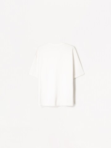 Bershka T-Shirt in Weiß