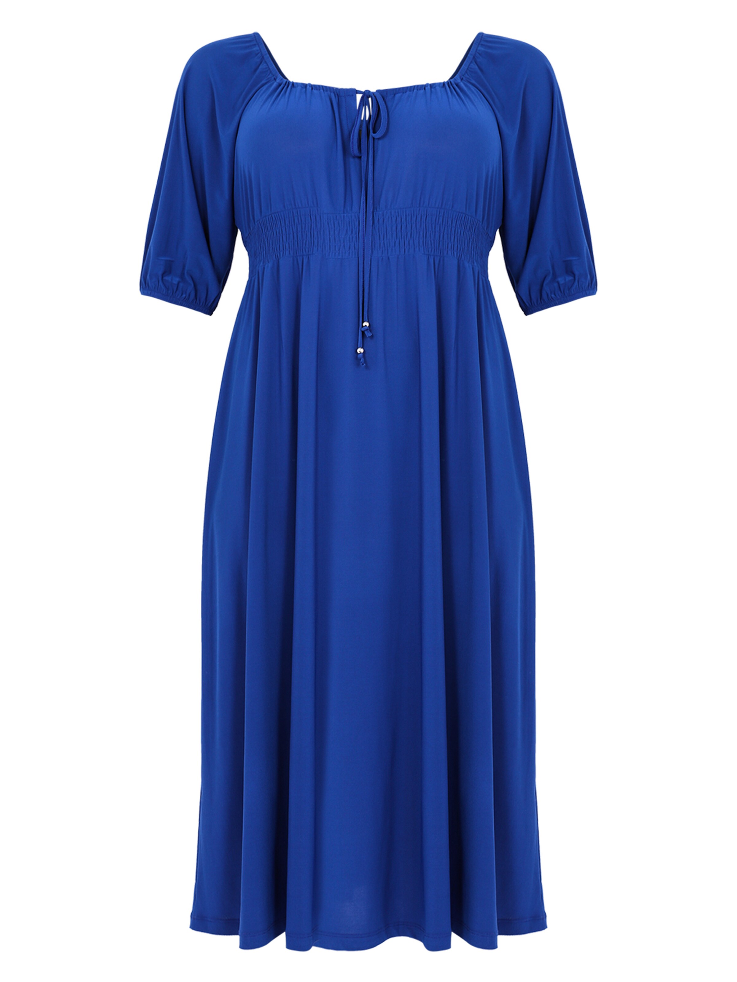 YOEK Jurk in Blauw: voorkant