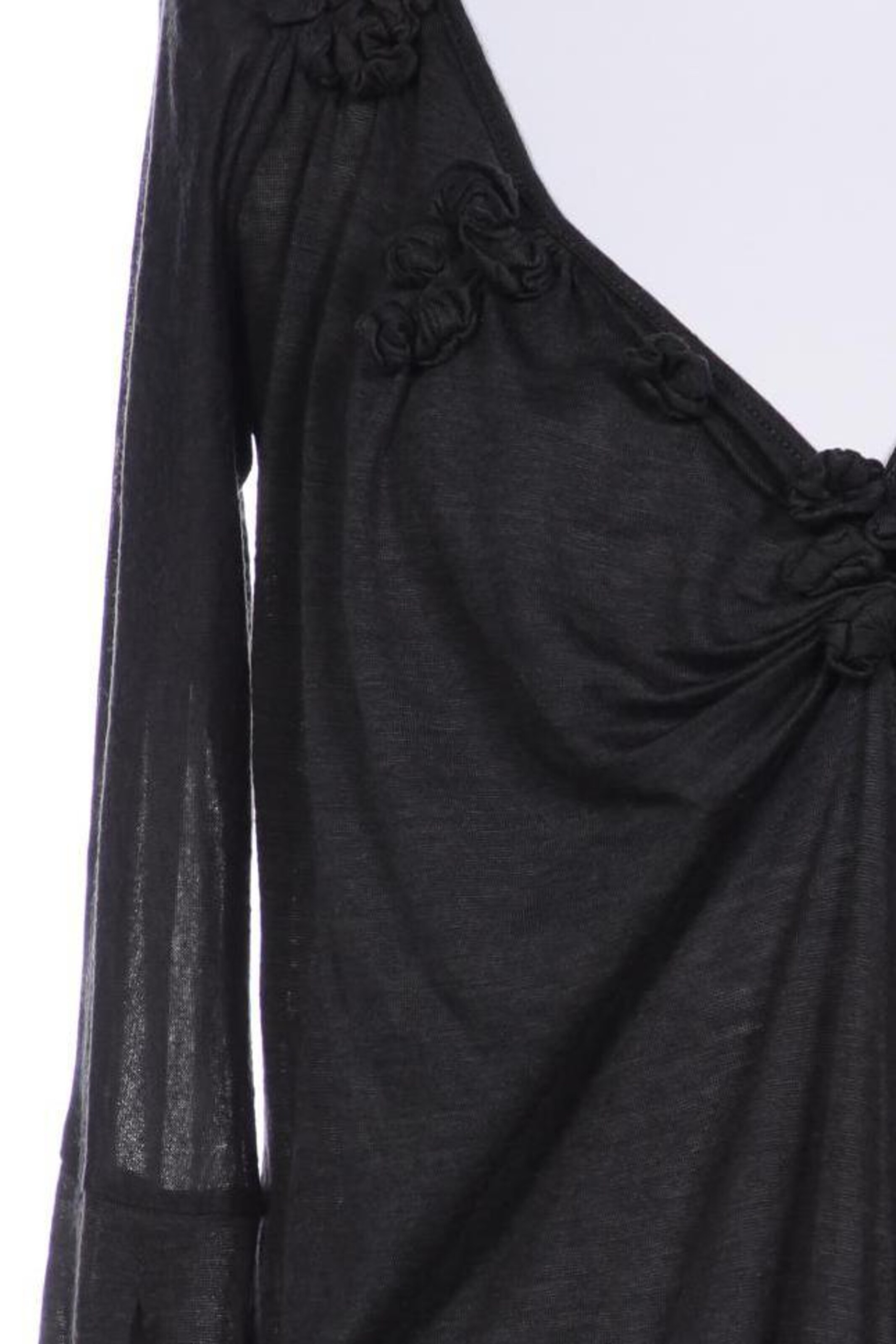 OBJECT Langarmshirt S in Grau