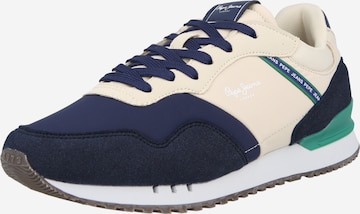 Baskets basses Pepe Jeans en jaune : devant