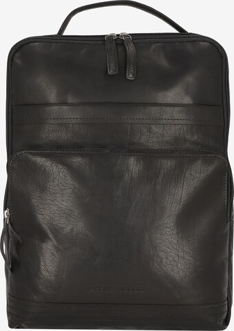 Spikes & Sparrow Backpack 'Bronco' in Black: front