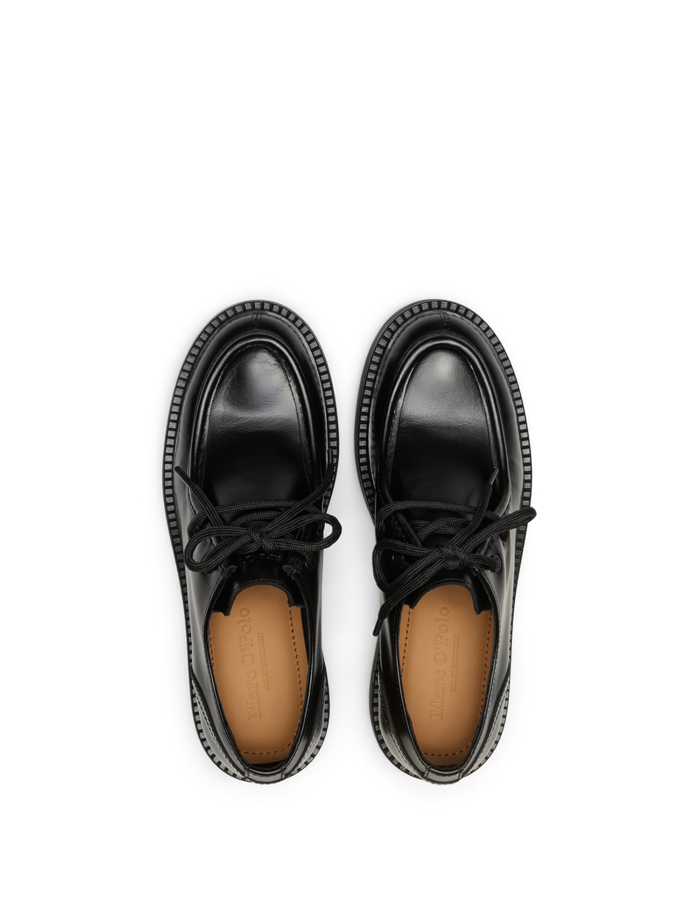 Marc O'Polo Schnürschuh in Schwarz