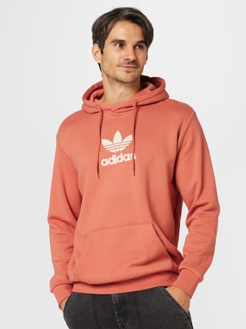 ADIDAS ORIGINALS Sweatshirt 'Trefoil Series Fashion' in Orange: front
