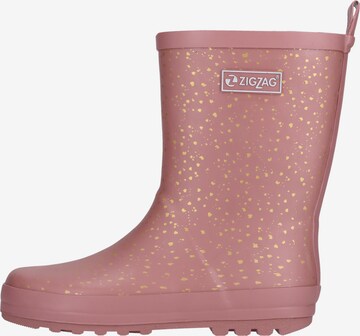 ZigZag Rubber Boots 'Gemus' in Pink