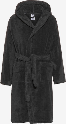 ARENA Badjas kort 'CORE SOFT ROBE' in Zwart: voorkant