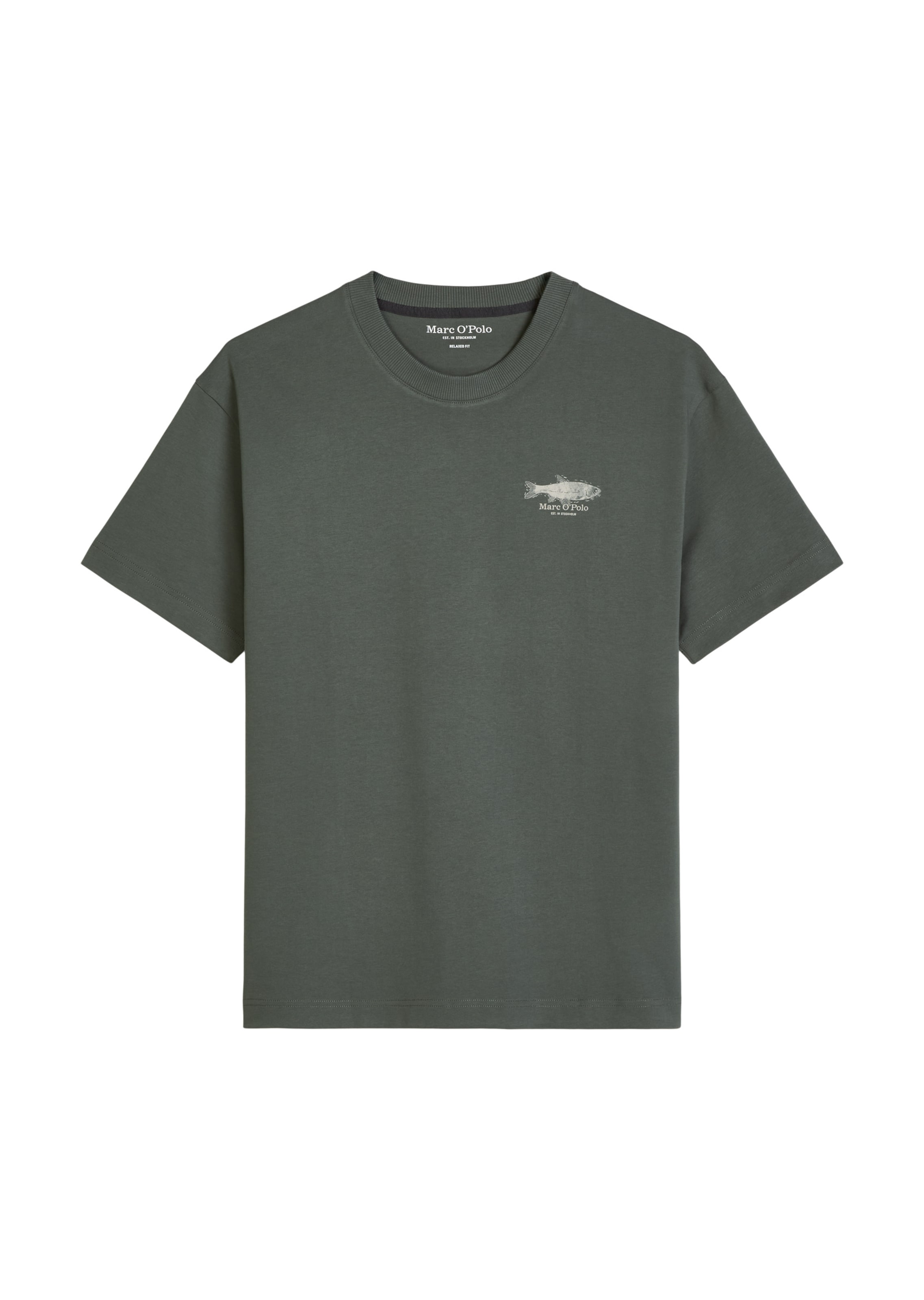Marc O'Polo Shirt in Grey: front
