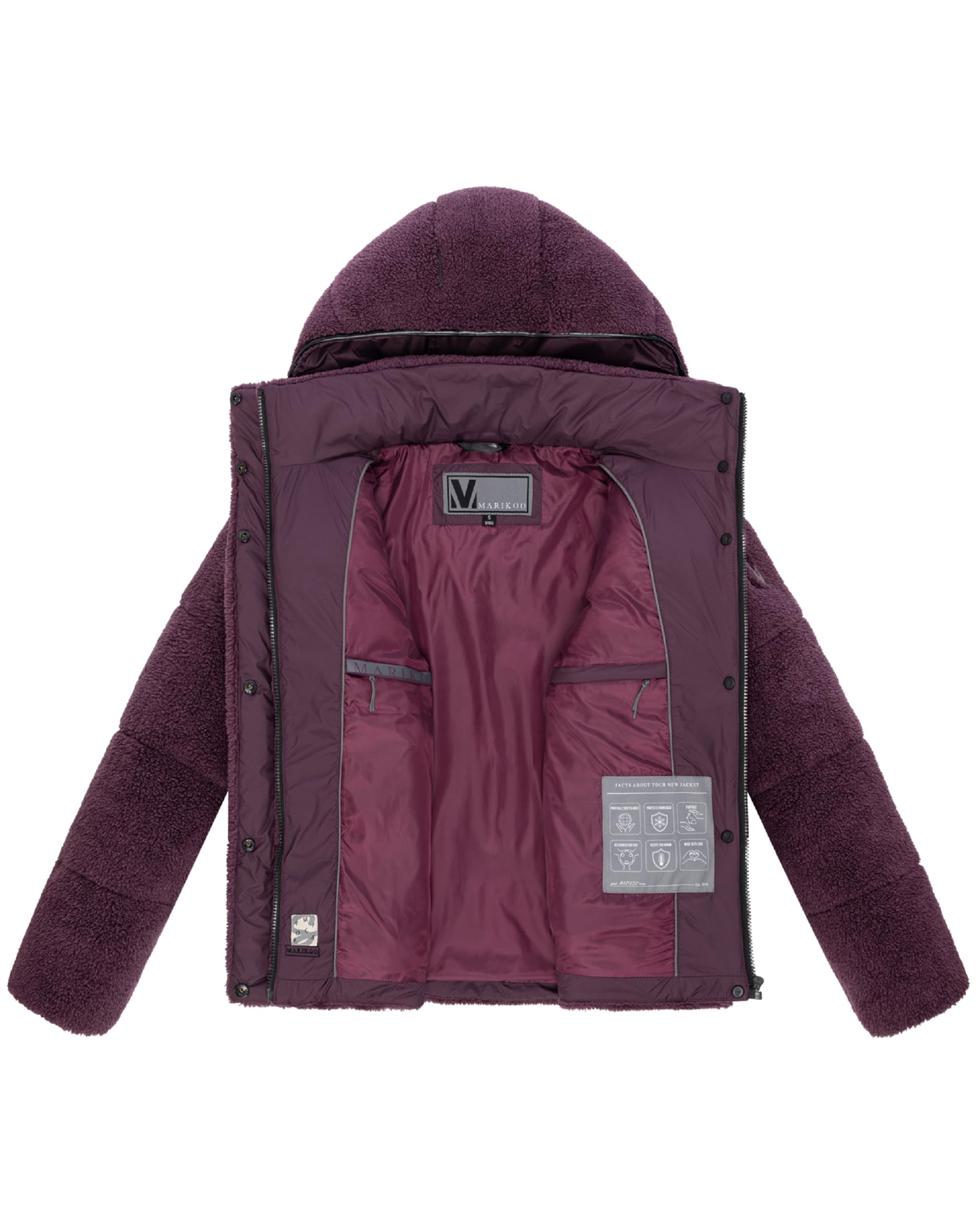 purpurinė MARIKOO Demisezoninė striukė 'Kaguraa 16'