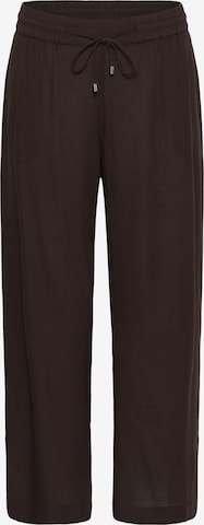 KAFFE CURVE Loosefit Bukser 'KCmille' i brun: forside
