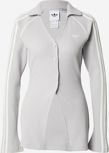 ADIDAS ORIGINALS Neuletakki värissä harmaa / valkoinen, Tuotenäkymä