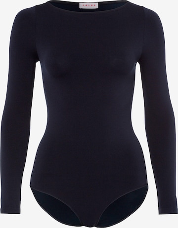 FALKE Body 'Fine Cotton' in Blau: Vorderseite