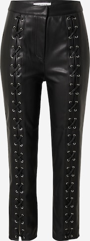 EDITED Regular Broek 'Adaline' in Zwart: voorkant