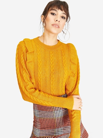 Bianco Lucci Sweater in Yellow