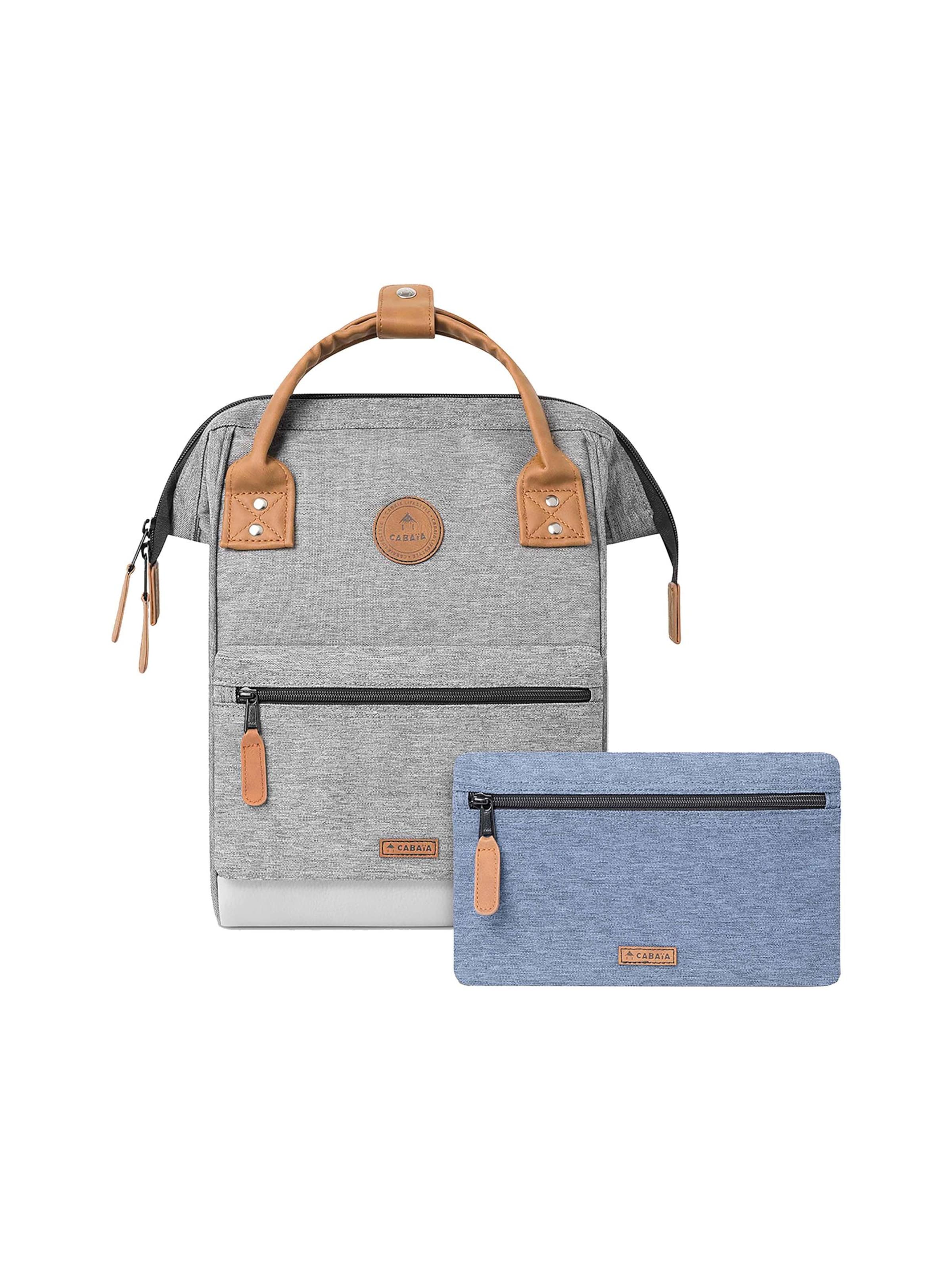 Cabaia Rucksack 'New York S'‌‌‌ in Grau: Vorderseite