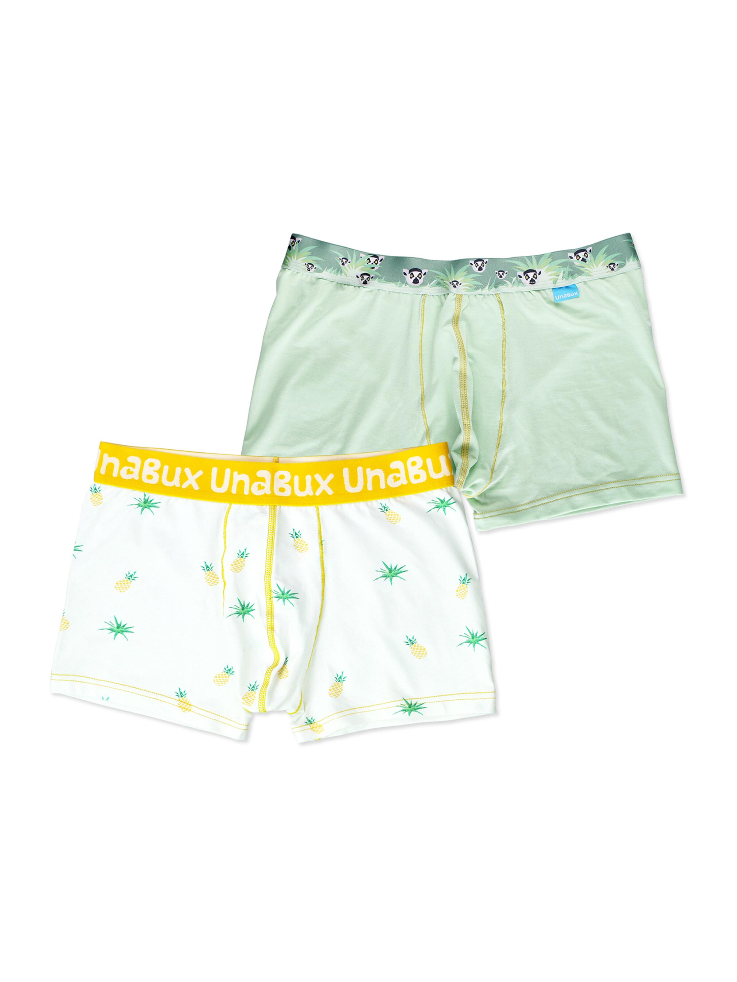 UNABUX Boxer shorts in Green: front