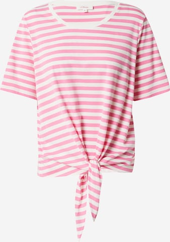 T-shirt s.Oliver en rose : devant