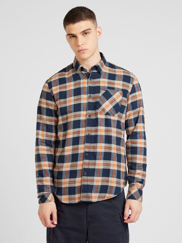 GARCIA Regular fit Button Up Shirt in Blue: front