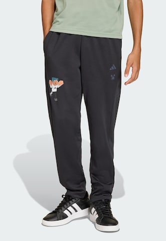 ADIDAS SPORTSWEAR Regular Workout Pants 'Minecraft' in Black