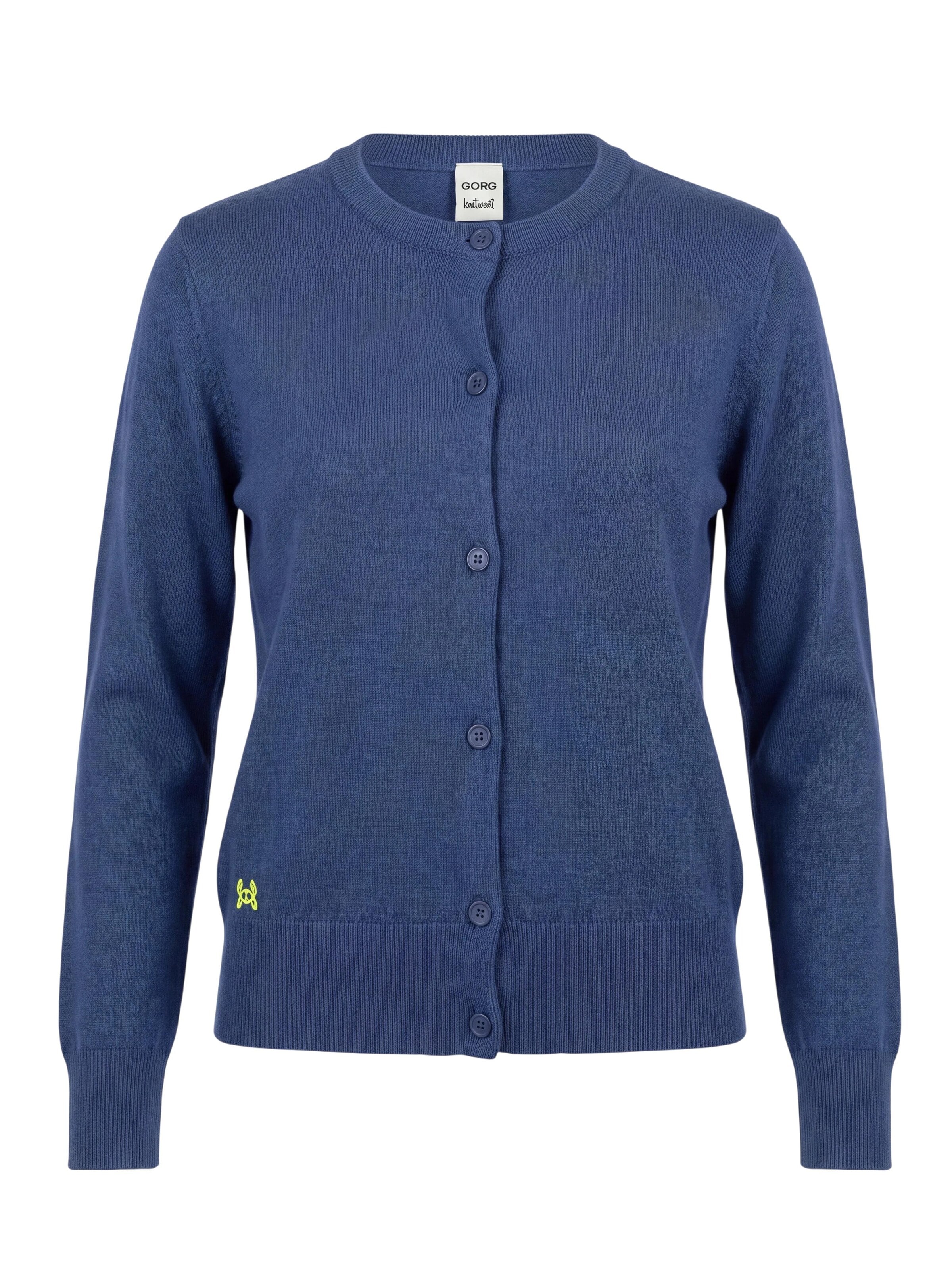 GORG Knit Cardigan in Blue: front