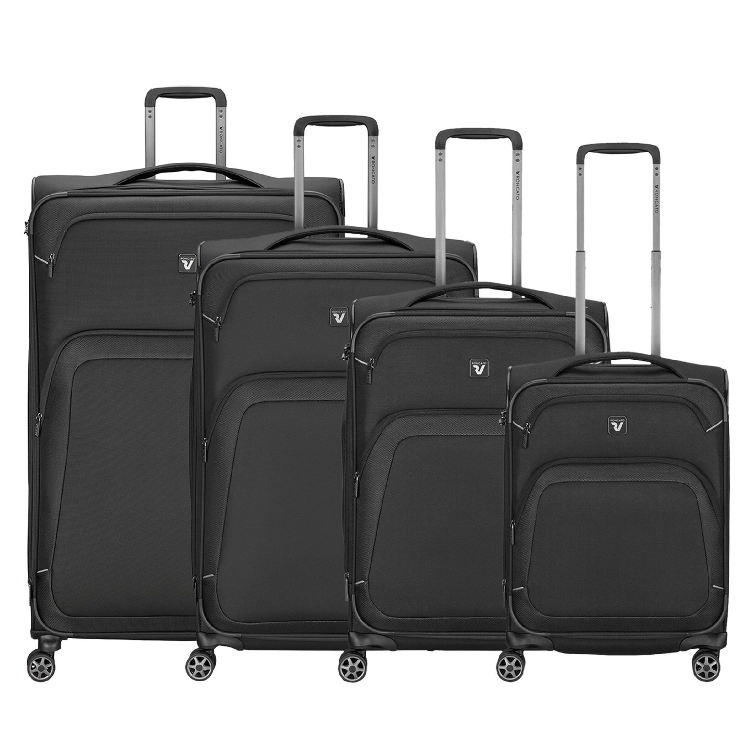 Roncato Kofferset 'Gateway' in Schwarz: Vorderseite