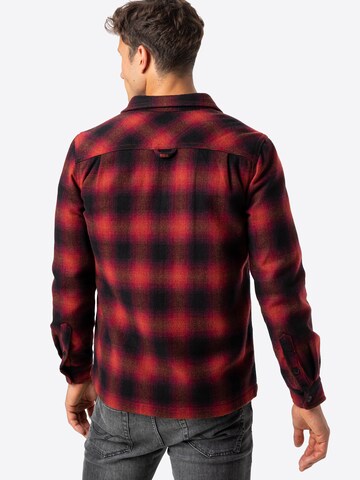 Superdry Regular fit Button Up Shirt 'Miller' in Red