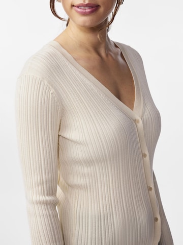 YAS Knit Cardigan 'YASEase' in Beige