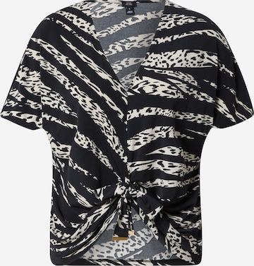 River Island - Camiseta en negro: frente