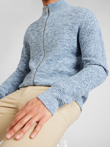 SELECTED HOMME Knit Cardigan 'VINCE' in Blue