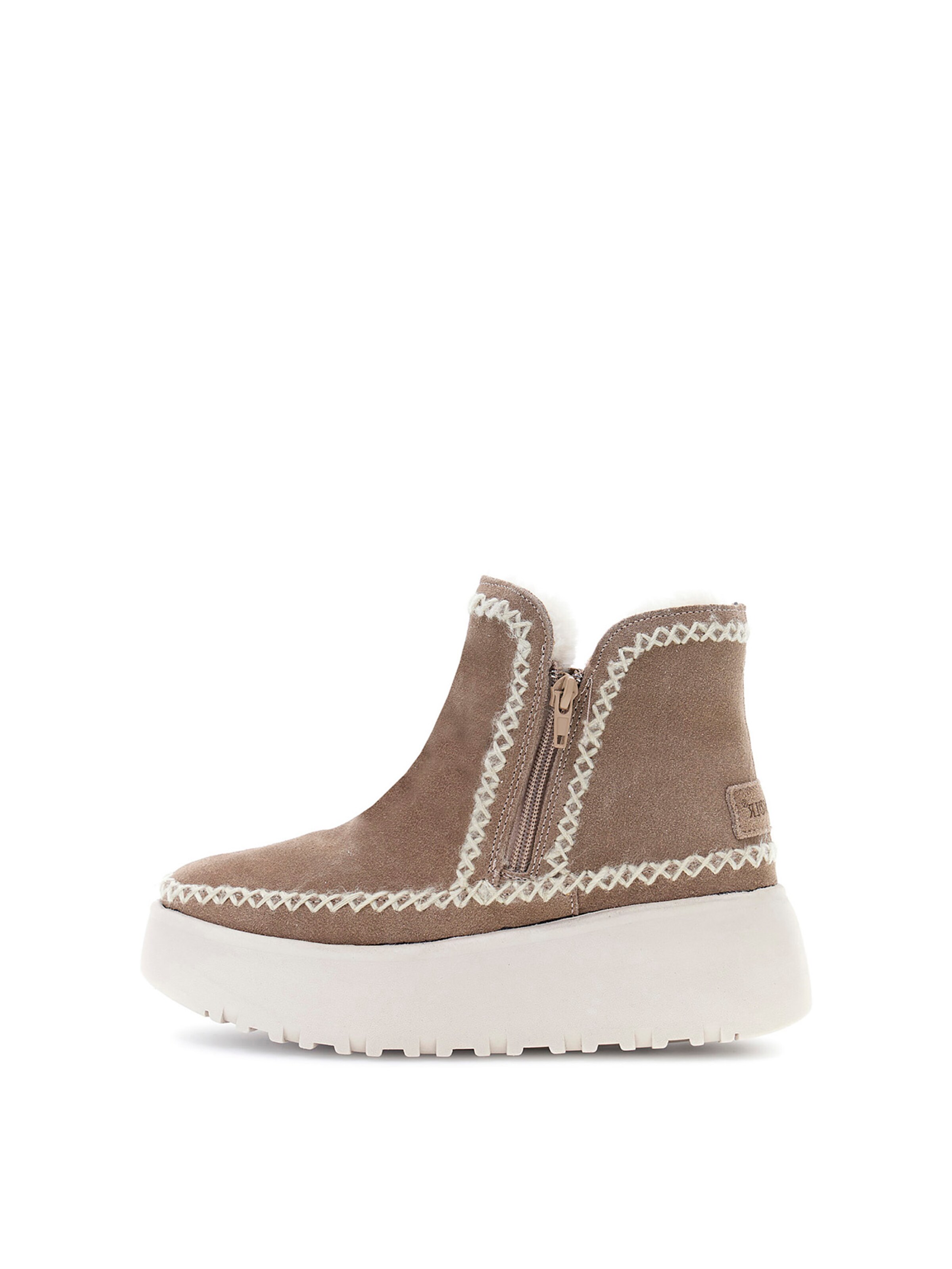 CAFè NOIR Enkellaarsjes in Grijs