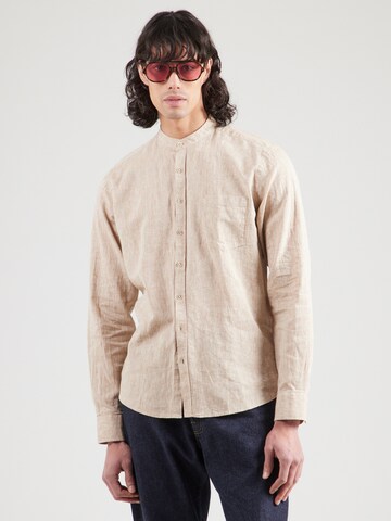 Regular fit Camicia di Jack's in beige: frontale
