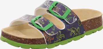 Sandale de la SUPERFIT pe verde: față