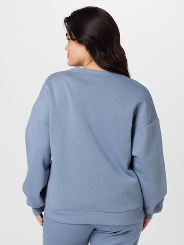Gina Tricot Curve Sweatshirt in Blauw
