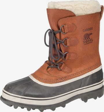 SOREL Snow Boots 'Caribou WL' in Brown: front