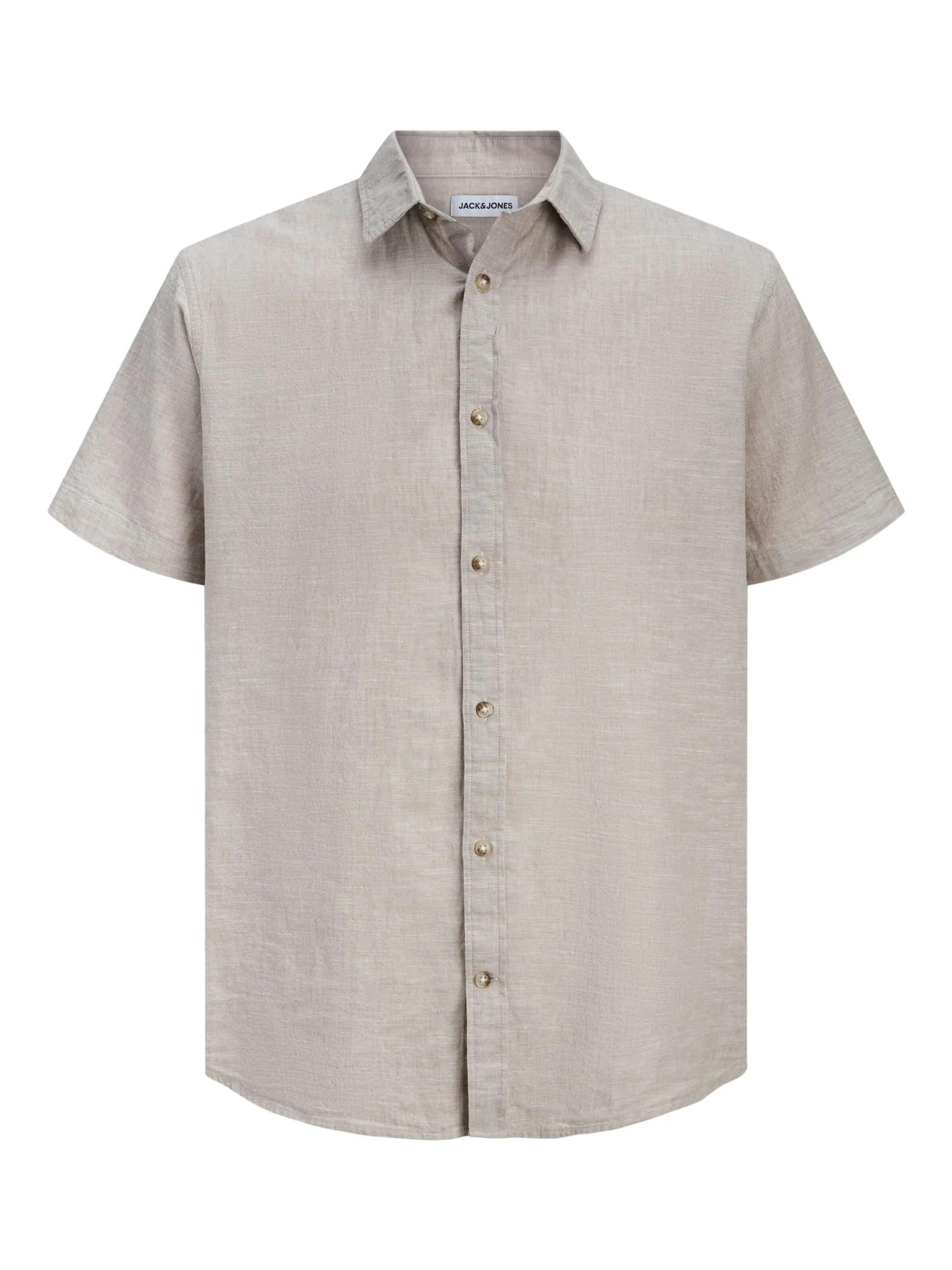 JACK & JONES Hemd 'summer'‌‌‌ in S in hellbraun, Produktansicht