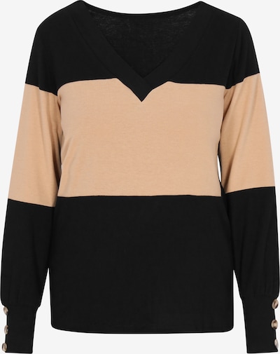 SANIKA Majica u bež / crna, Pregled proizvoda