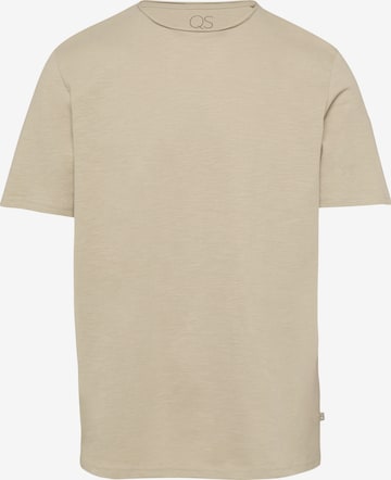 QS T-shirt i beige: framsida