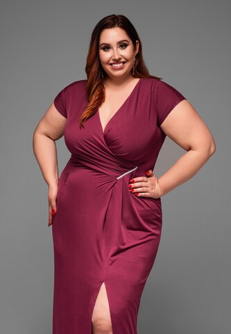 Ombre Evening dress in Red