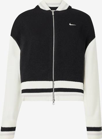 Cardigan Nike Sportswear en noir : devant