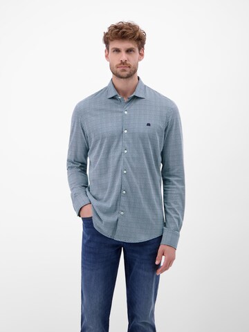 LERROS Regular fit Overhemd in Blauw: voorkant