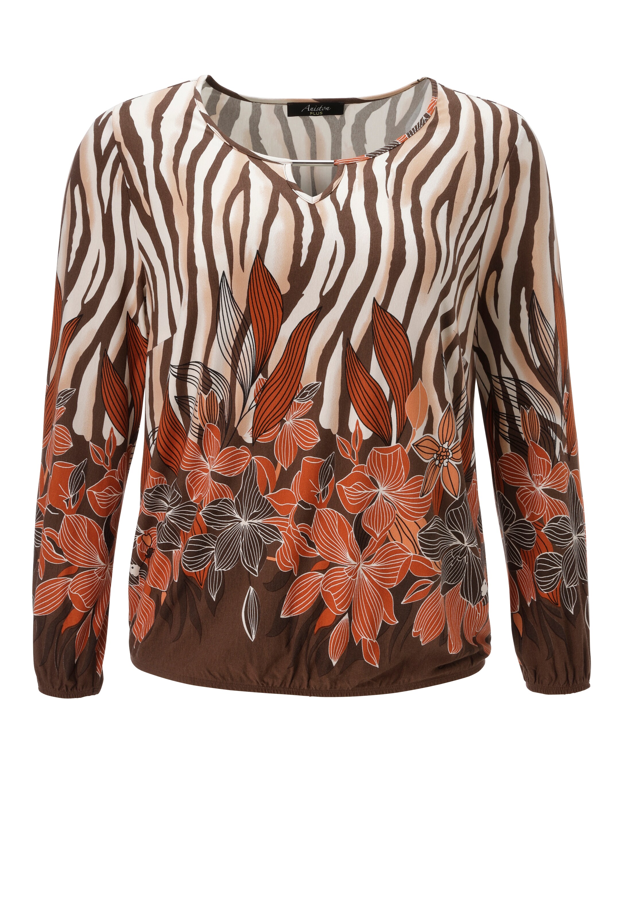 Aniston Bluse in Beige: Vorderseite