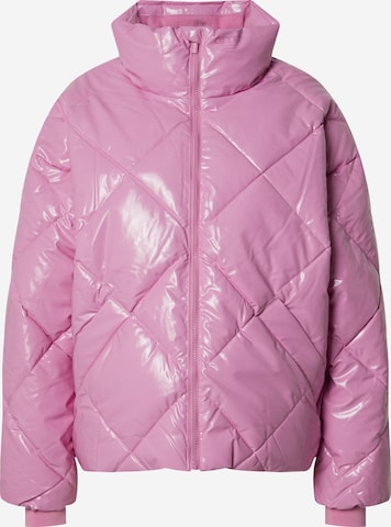 Aim'n Winter Jacket 'Diamond Quilt' in Pink: front