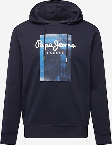 Pepe Jeans Sweatshirt 'PIERCE' in Blue: front