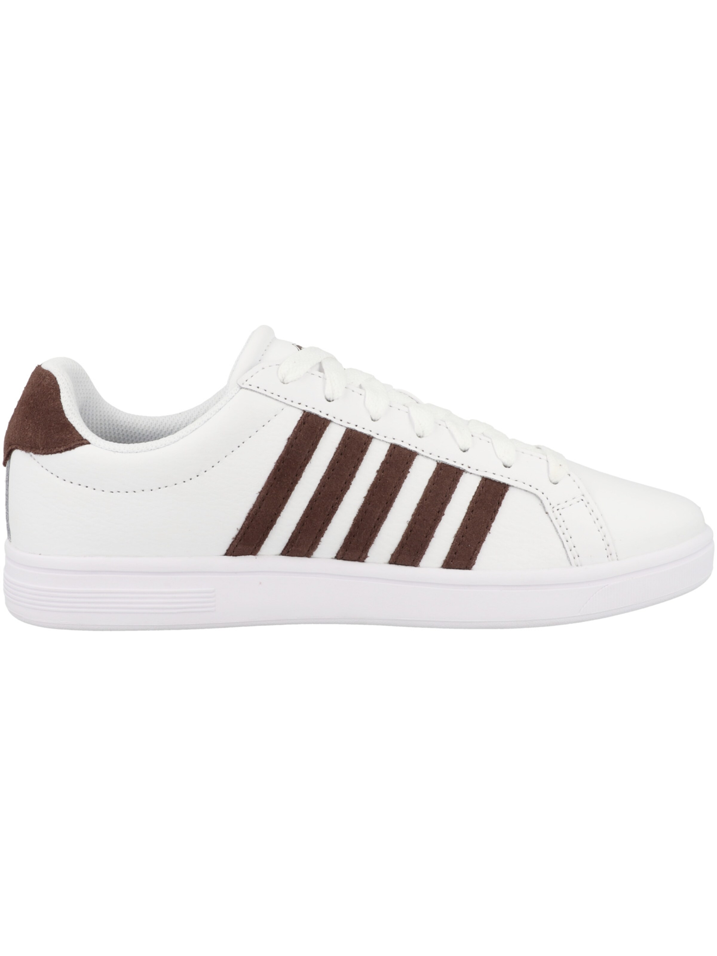 Baskets basses 'Court Tiebreak' K-SWISS en blanc