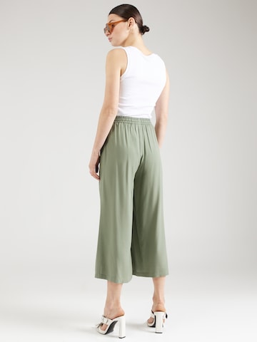 PIECES Wide leg Broek 'NYA' in Groen