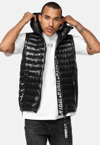 trueprodigy Bodywarmer ' Jared ' in Zwart: voorkant