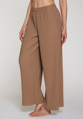 LASCANA Wide leg Pants in Brown: front