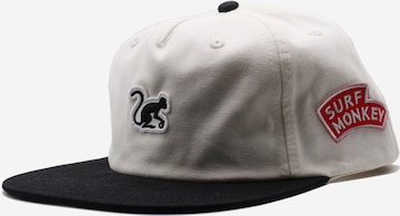 Surf Monkey Pet '5-Panel Cap Organic' in Zwart: voorkant